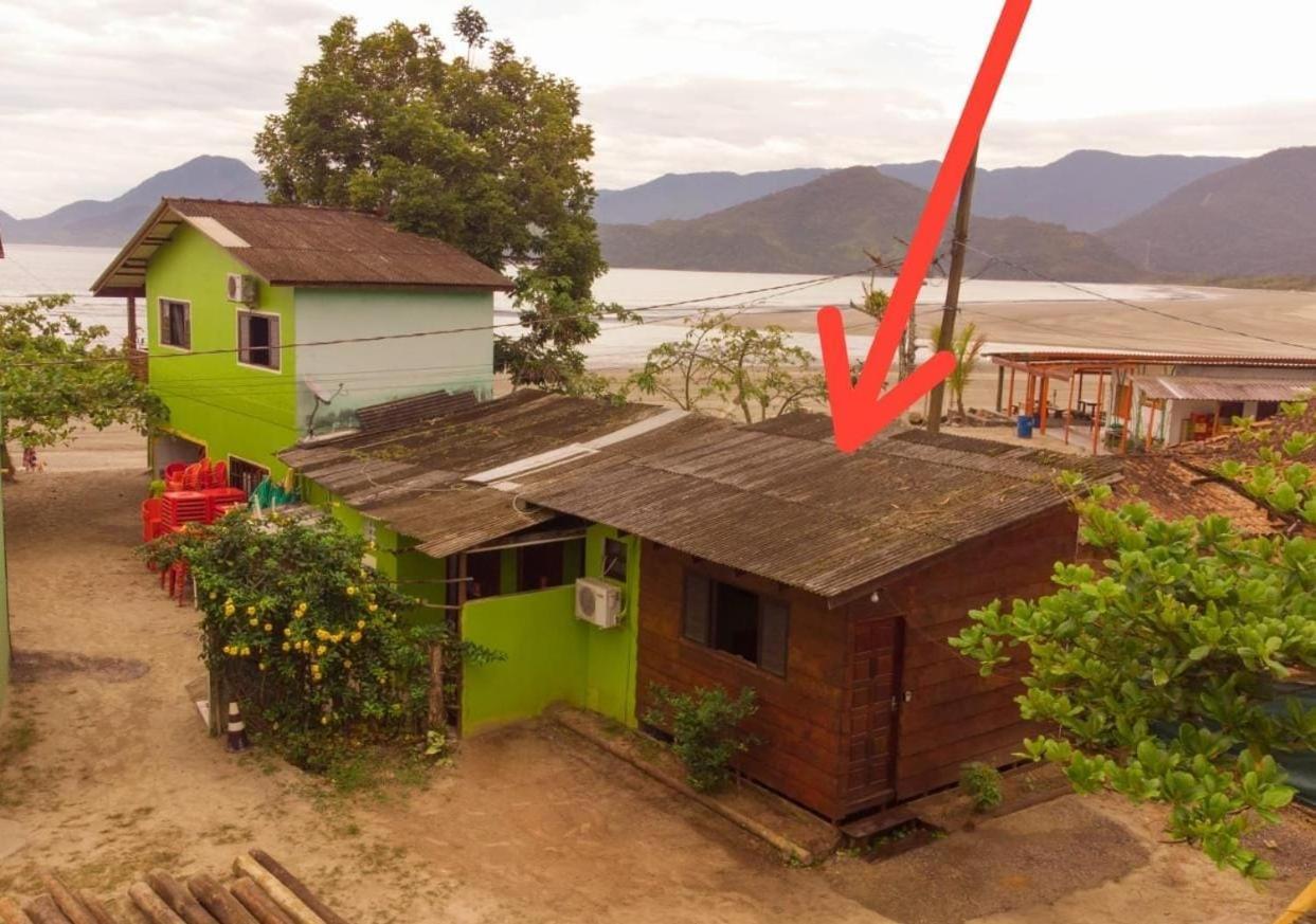 827 Chale Pe Na Areia, Completo Na Praia Do Estaleiro Em Ubatuba - 1 Dormitorio, 1 Banheiro, 1 Vaga De Garagem Luaran gambar